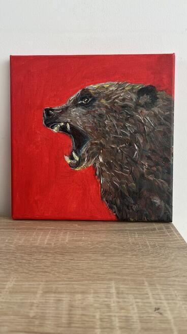 Obrazki olejne-20x20cm- dekoracje ścian.