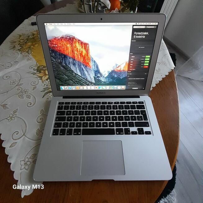 Laptop apple macbook air srebrny