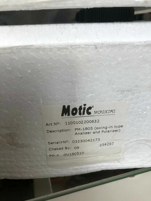 Mikroskop polaryzacyjny Motic PM-1805