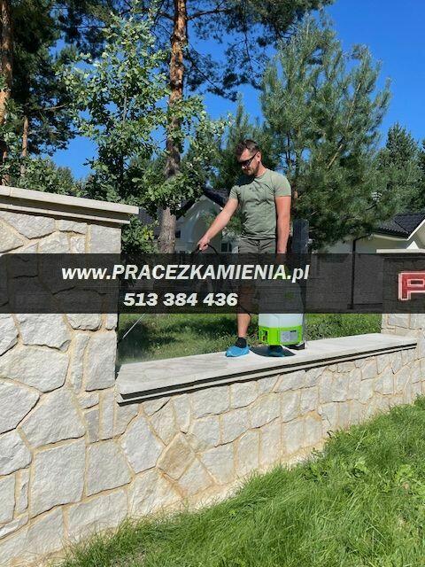 Schody z granitu, taras z piaskowca, usługi kamieniarskie