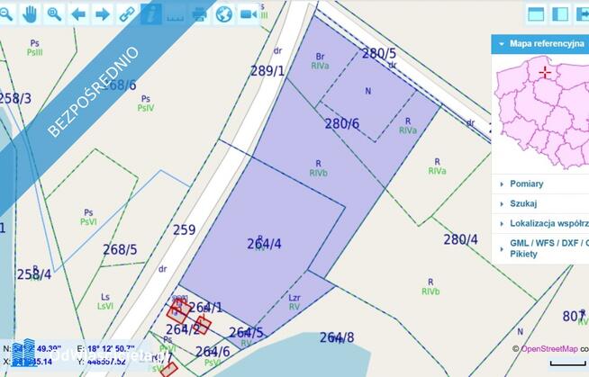 Działka 1,33 ha z brzegiem Jeziora Dużego (Orle, pow. kościerski) i warunkami zabudowy
