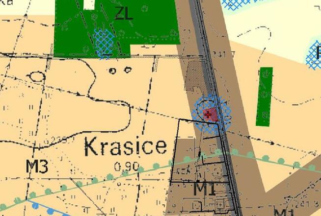 Działka budowlana Krasice gm. Mstów, Strażacka