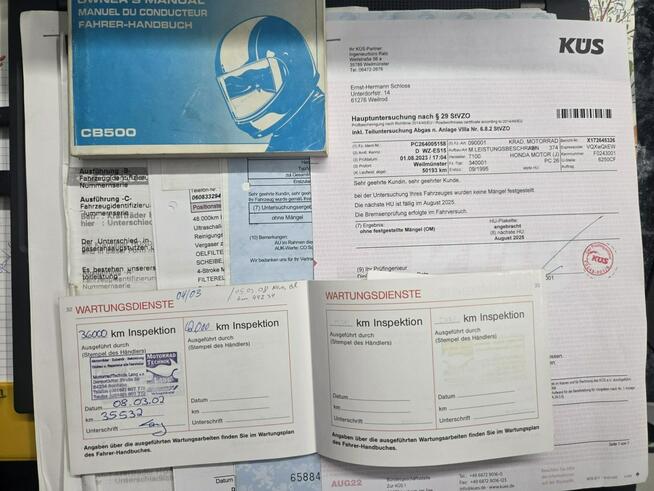 Honda CB 500 R Transport Raty Największy Wybór Motocykli w PL KSIĄŻKA Serwis