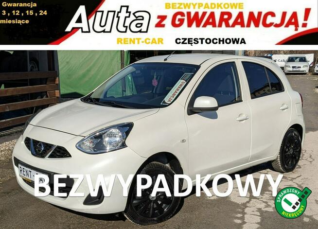 Nissan Micra 1.2i*80PS*Bezwypadkowy*OPŁACONY*Klimatyzacja*Serwis*VIP GWARANCJA 24M
