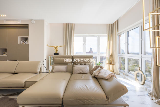 Penthouse 137 mkw z widokiem na Park i Katedrę