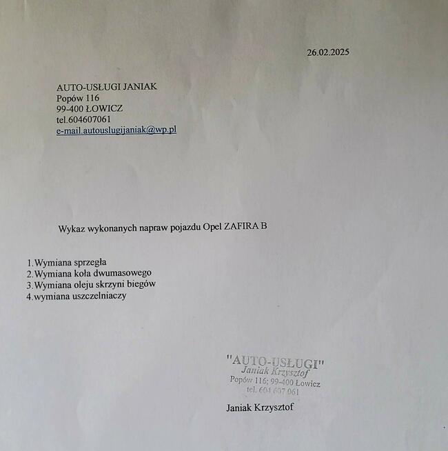 Opel Zafira Nowa dwumasa! Nowy rozrząd! Doinwestowana! 7 osób! Zamiana też!