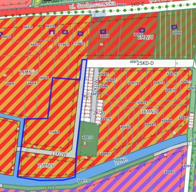 Zabudowa pod bliźniaki, MPZP