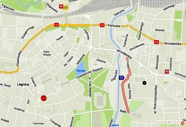 Plac / działka do dzierżawy przy centrum Legnicy, 340 m2