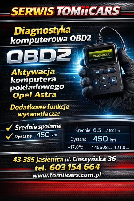 Aktywacja komputera pokładowego Opel Astra J , Zafira C - Ko