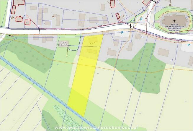 Dwa budynki na działce 53ar - Mstyczów, gmina Sędziszów