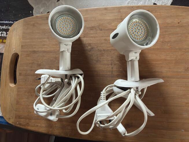 Lampki nocne z klipsem białe wysyłka gratis