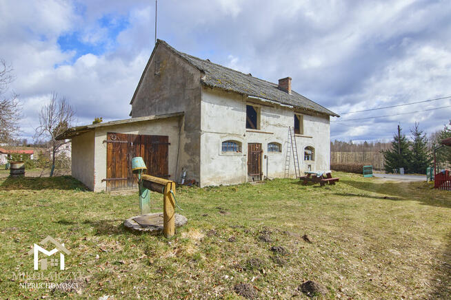 Woryny / Dom z budynkami gospodarczymi + ziemia + stawy