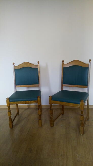 Krzesła tapicerowane 2 szt. Krzesło Stylowe Krzesła drewnia