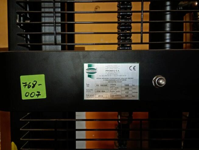 Wózek widłowy elektryczny Promag