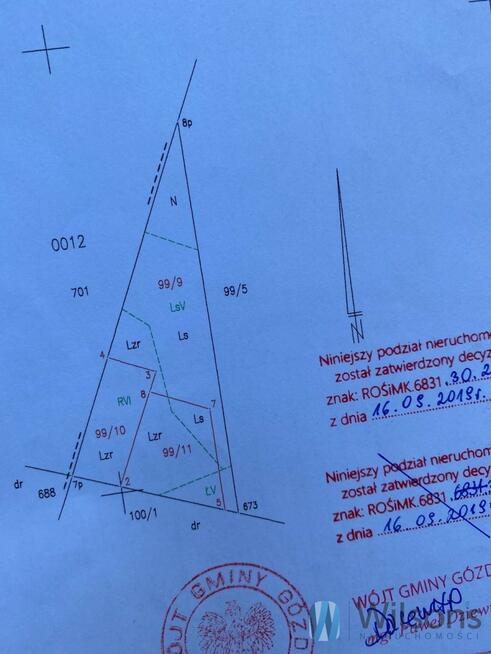 Działka budowlana Niemianowice gm. Gózd,
