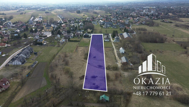 Działka inwestycyjna 82 ary – WZ na 5 domów