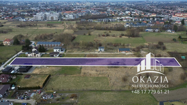 Działka inwestycyjna 82 ary – WZ na 5 domów