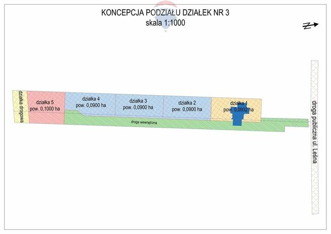 Kampinos, działka do podziału+dom dwupokoleniowy