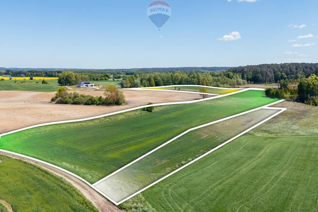 Działka rolno - siedliskowa na Mazurach, wodociąg