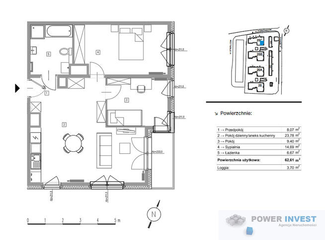 Jasne, mieszkanie 3-pokojowe z loggią, gotowe