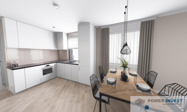 Słoneczne 3-pokojowe z tarasem 34 m2