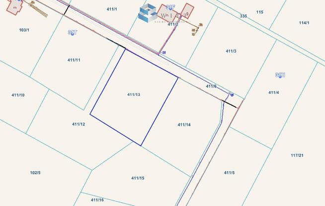 Działka siedliskowa Frednowy gm. Iława