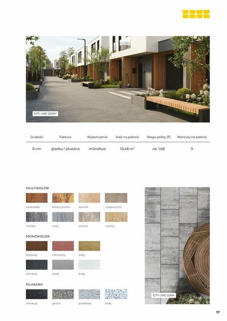 Kostka brukowa CITY LINE BRUK - sprzedaż kostki brukowej %