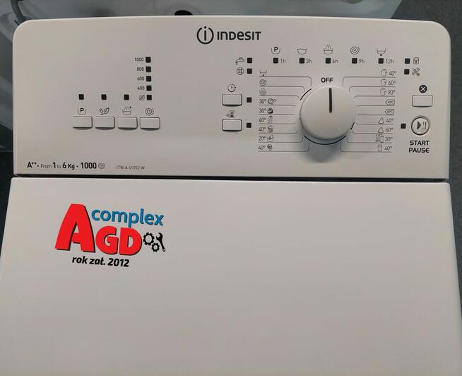 Pralka Ładowana od góry 6kg Indesit ITWA61052W ROK GWARANCJA