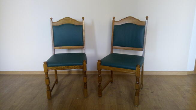 Krzesła tapicerowane 2 szt. Krzesło Stylowe Krzesła drewnia