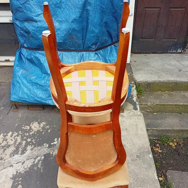 Krzesła Drewniane Medalion, Meble z Duszą, Krzesła 2 szt.