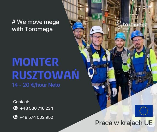 Monter rusztowań