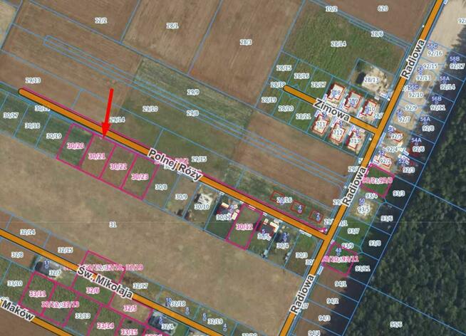 Sprzedam Działkę w Woli Rasztowskiej 1021m2