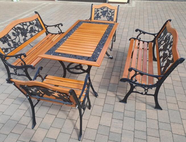 Komplet ogrodowy żeliwny