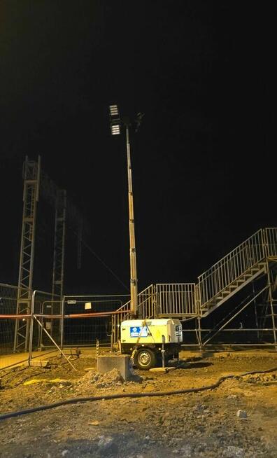 Oświetlenie budowlane Maszt Słup Latarnia Tower Light