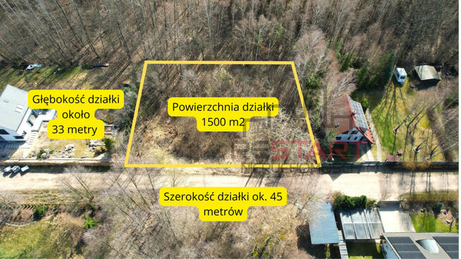 Działka budowlana Adamowizna gm. Grodzisk Mazowiecki,