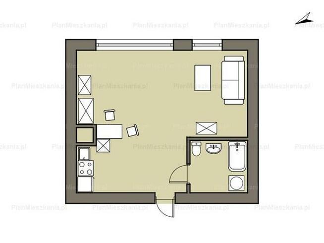 Do wynajęcia jasna kawalerka, 11 Listopada 9