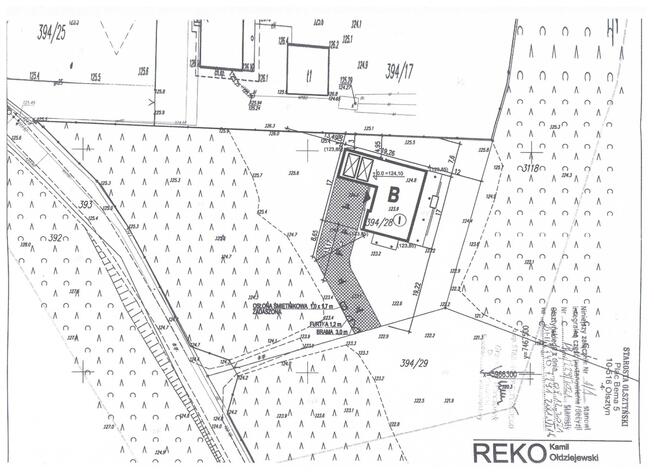 Działka z PNB Kieźliny - Olsztyn otoczona lasem