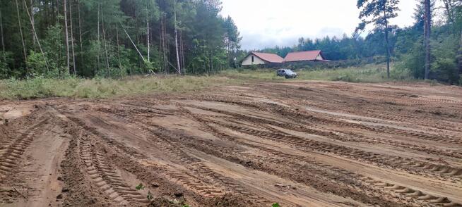 Działka z PNB Kieźliny - Olsztyn otoczona lasem