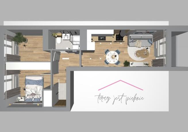 3 pokoje BALKON po remoncie WINDA