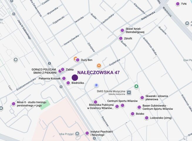 Mieszkanie 68m2 OGRÓDEK 40m2 Wilanów Sobieskiego