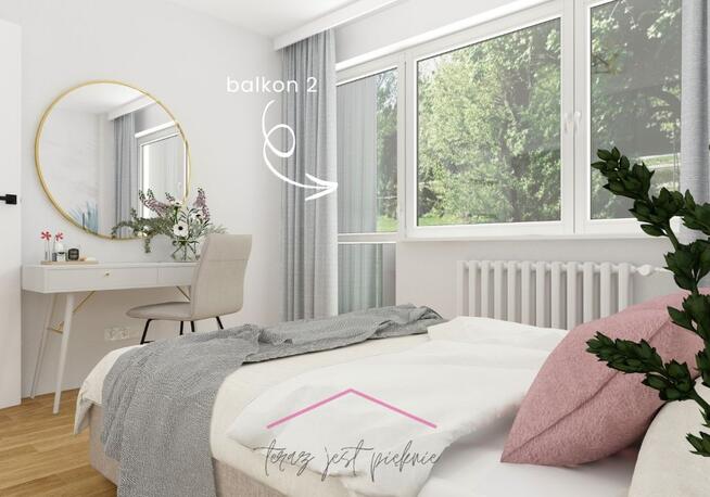 4 pokoje 2 BALKONY osobna kuchnia PO REMONCIE