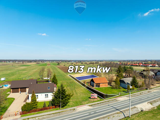 Kształtna działka budowlana - Zabierzów Bocheński