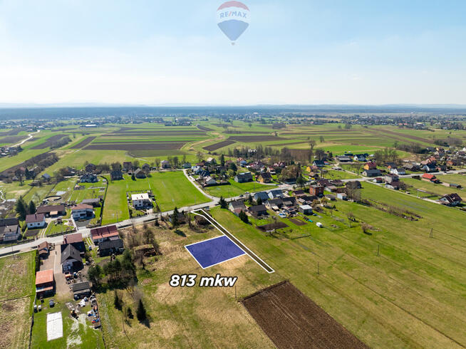 Kształtna działka budowlana - Zabierzów Bocheński