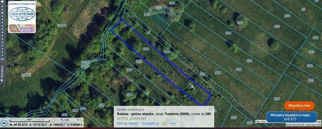 Działka budowlana w miejscowości Trzebinia