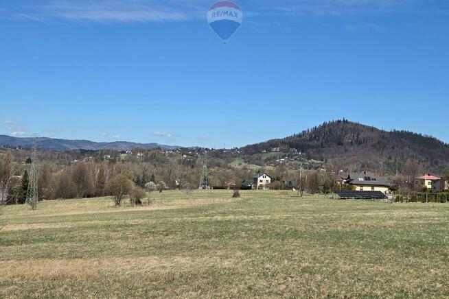 Widokowa działka blisko centrum Żywca