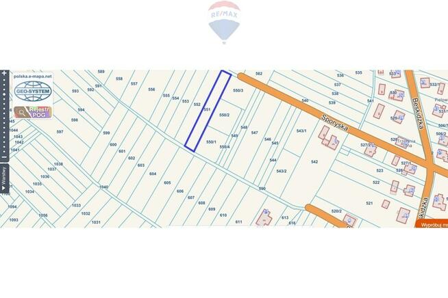 Widokowa działka blisko centrum Żywca