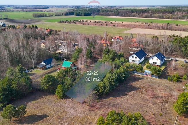 Dwie działki pod dom 1602 m² Błędowo, ul. Brzozowa
