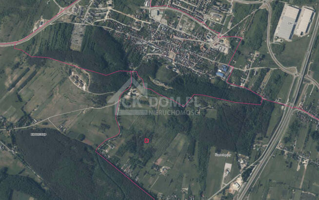Działki przy lesie – 15 min do Kielc
