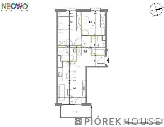 3-pokojowe mieszkanie na Bemowie