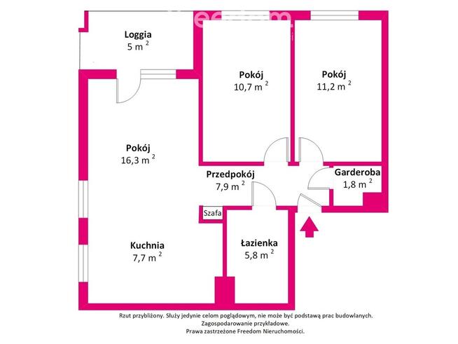 Atrakcyjne, 3 pokoje, os. Nowy Bukowiec, 60 m2